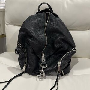 Rebecca Minkoff black leather backpack